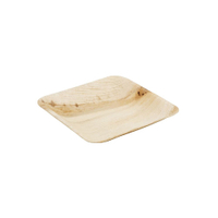 Greenbox Palmblatt Teller,  quadratisch,  aus Palmblatt,  stapelbar DTW053651,  1 Packung = 25 Stück,  Maße (L x B): 15 x 15 cm