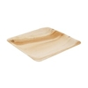 Greenbox Palmblatt Teller,  quadratisch,  aus Palmblatt,  stapelbar DTW056411,  1 Packung = 25 Stück,  Maße (L x B): 23 x 23 cm