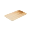 Greenbox Palmblatt Teller,  rechteckig,  aus Palmblatt,  stapelbar DTW053251,  1 Packung = 25 Stück,  Maße (L x B): 25 x 15 cm