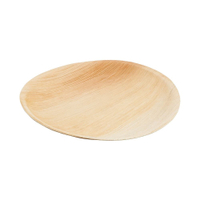 Greenbox Palmblatt Teller,  rund,  aus Palmblatt,  Ø 23 cm DTW05384,  1 Karton = 8 Packungen à 25 Stück