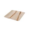 Greenbox Palmware Teller,  quadratisch DTW05340,  1 Karton = 8 Packungen à 25 Stück,  Maße (L x B): 25 x 25 cm