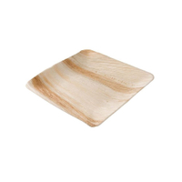 Greenbox Palmware Teller,  quadratisch DTW053481,  1 Packung = 25 Stück,  Maße (L x B): 18 x 18 cm