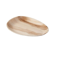 Greenbox Palmware Teller,  tropfenförmig DTW056201,  1 Packung = 25 Stück,  Länge: 26 cm
