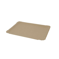 Greenbox Pappteller,  braun,  rechteckig DTW060091,  1 Packung = 250 Stück,  Maße (L x B): 23, 5 x 16, 5 cm