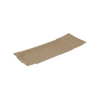 Greenbox Pappteller mit Abriss,  8 x 19 + 3 cm,  rechteckig DTW060151,  1 Packung = 250 Stück