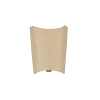 Greenbox Pommestüten mit Deckel,  braun,  82 x 54 x 110 mm DFC06875,  1 Karton = 550 Stück