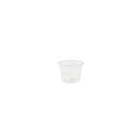 Greenbox Portionsbecher,  PLA,  30 ml,  Ø 4, 5 cm DFC02410,  1 Karton = 50 Packungen à 100 Stück