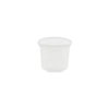 Greenbox Portionsbecher,  rPET,  transparent,  Ø 6, 5 cm DFC025021,  1 Packung = 100 Stück,  Fassungsvermögen: 100 ml