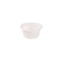 Greenbox Portionsbecher,  Zuckerrohr,  50 ml,  Ø 6, 2 cm DFC01372,  1 Karton = 40 Packungen à 50 Stück