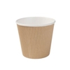 Greenbox Riffelbecher Suppen,  braun,  500 ml DFC087501,  1 Packung = 25 Stück