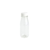 Greenbox rPET Smoothie Flasche,  bruchfest & klar,  250 ml DCD03030,  1 Karton = 260 Stück,  Deckelfarbe: weiß