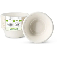 Greenbox Schalen aus Zuckerrohr,  500 ml DTW013651,  1 Packung = 50 Stück