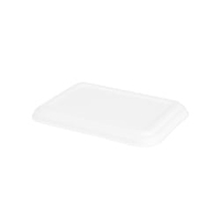Greenbox Schalendeckel,  Zuckerrohr,  rechteckig,  17 x 12 cm DFC012381,  1 Packung = 50 Stück