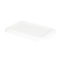 Greenbox Schalendeckel,  Zuckerrohr,  rechteckig,  23 x 14, 5 cm DFC01297,  1 Karton = 10 Packungen à 50 Stück