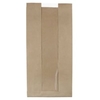 Greenbox Sichtstreifenbeutel L,  braun,  20 + 11 x 41 cm DRE02148,  1 Karton = 500 Stück