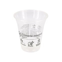 Greenbox Smoothiebecher,  PLA Becher,  Ø 9, 6 cm DCD000801,  1 Packung = 50 Stück,  Fassungsvermögen: 300 ml