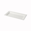 Greenbox Teller,  Zuckerrohr,  weiß,  rechteckig DTW087311,  1 Packung = 50 Stück,  Maße (L x B): 26 x 13 cm
