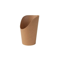 Greenbox Wrap Becher,  braun,  PLA-beschichtet,  300 ml DFC068111,  1 Packung = 50 Stück