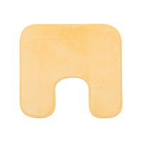 Gözze Badteppich RIO PREMIUM mit Ausschnitt,  50 x 45 cm 100000-050046-13,  Farbe: sonne