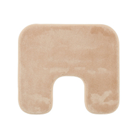 Gözze Badteppich RIO PREMIUM mit Ausschnitt,  50 x 45 cm 100000-050046-73,  Farbe: sand