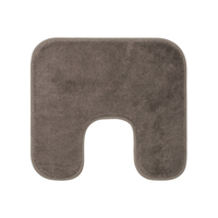 Gözze Badteppich RIO PREMIUM mit Ausschnitt,  50 x 45 cm 100000-050046-92,  Farbe: taupe