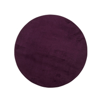 Gözze Badteppich rund,  110 cm Durchmesser 100000-110000-40,  Farbe: beere
