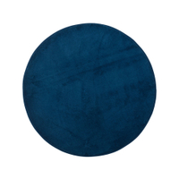 Gözze Badteppich rund,  110 cm Durchmesser 100000-110000-51,  Farbe: dunkelblau