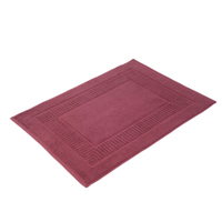 Gözze Bio Badvorleger,  Uni,  50 x 70 cm 118-40-7,  Farbe: beere