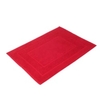 Gözze Bio Badvorleger Uni,  60 x 100 cm 118-37-74,  Farbe: rot