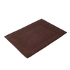 Gözze Bio Badvorleger Uni,  60 x 100 cm 118-72-74,  Farbe: braun