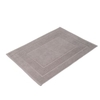 Gözze Bio Badvorleger Uni,  60 x 100 cm 118-90-74,  Farbe: silber