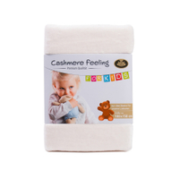 Gözze Kinderdecke PREMIUM CASHMERE FEELING,  100 x 150 cm 40128-00-100150,  Farbe: wollweiß