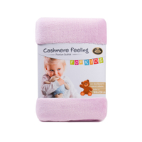 Gözze Kinderdecke PREMIUM CASHMERE FEELING,  100 x 150 cm 40128-44-100150,  Farbe: lavendel