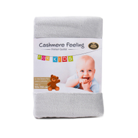 Gözze Kinderdecke PREMIUM CASHMERE FEELING,  100 x 150 cm 40128-90-100150,  Farbe: silber