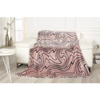 Gözze Memphis Print Campo Wohndecke 88770-39-150200,  Farbe: altrosa