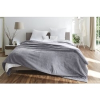 Gözze NOPPEN Tagesdecke,  220 x 260 cm 40122-90-220260,  Farbe: silber