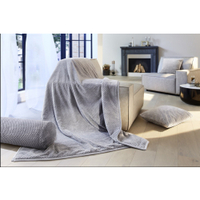 Gözze NOPPEN Wohndecke,  150 x 200 cm 40122-90-150200,  Farbe: silber