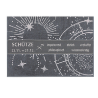 Gözze Saunatuch mit Sternzeichen,  80 x 180 cm 100012-080180-91,  Sternzeichen: Schütze