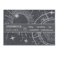 Gözze Saunatuch mit Sternzeichen,  80 x 180 cm 100013-080180-91,  Sternzeichen: Steinbock