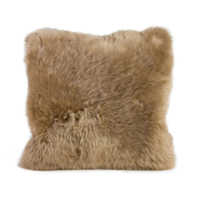 Gözze Schaffell-Kissen,  40 x 40 cm Farbe: taupe