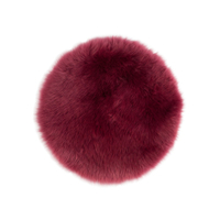 Gözze Schaffell-Stuhlauflage 40149-40-3838,  Farbe: beere