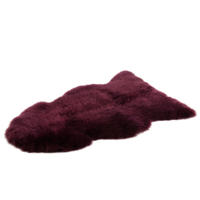 Gözze Schaffell-Teppich,  60 x 90 cm 40149-42-6090,  Farbe: brombeere