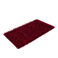 Gözze "SHAGGY" Langflor Teppich in Metallic-Optik,  50 x 70 cm 1012-37-7,  Farbe: rot