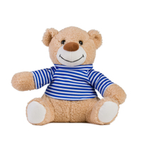 Gözze Türstopper 90026-4,  Sitzender Teddy mit Shirt,  Farbe: natur,  Höhe: ca. 21 cm