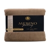Gözze Wendewohndecke MERINO,  180 x 220 cm 40164-71-180220,  Farbe: taupe