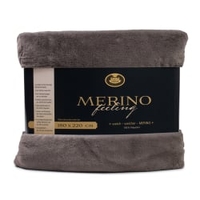 Gözze Wendewohndecke MERINO,  180 x 220 cm 40164-91-180220,  Farbe: anthrazit