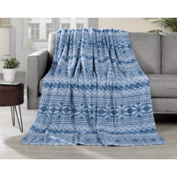 Gözze Winterzauber Heimdecke,  150 x 200 cm 40151-50-150200,  Farbe: blau