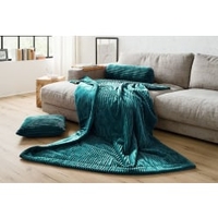 Gözze Wohndecke Cord,  150 x 200 cm 40067-54-150200,  Farbe: petrol