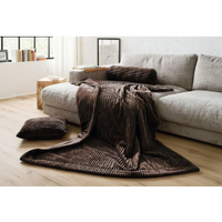 Gözze Wohndecke Cord,  150 x 200 cm 40067-72-150200,  Farbe: dunkelbraun