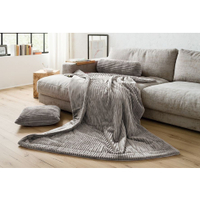 Gözze Wohndecke Cord,  150 x 200 cm 40067-90-150200,  Farbe: silber